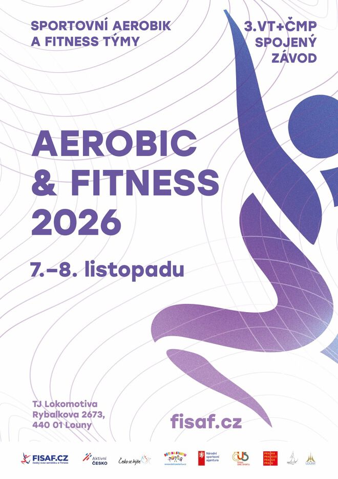 SPOJENÝ ZÁVOD 3.VT a ČMP - FISAF AEROBIC & FITNESS 2026 (Louny)